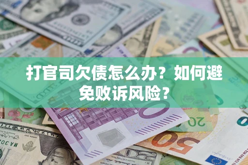 武汉打官司欠债怎么办？如何避免败诉风险？