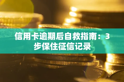 武汉信用卡逾期后自救指南：3步保住征信记录
