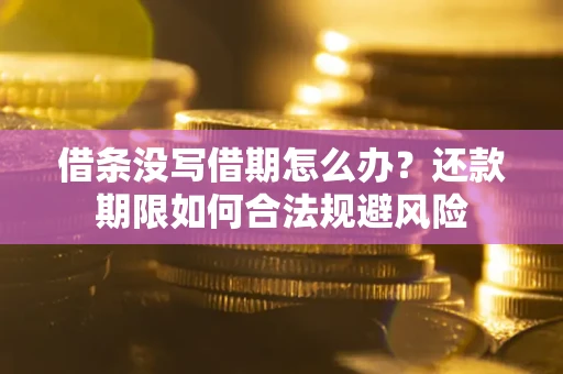 武汉借条没写借期怎么办？还款期限如何合法规避风险