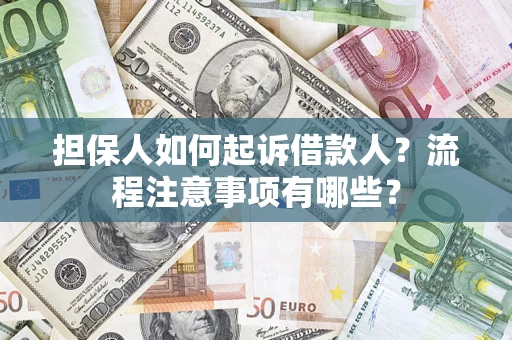 武汉担保人如何起诉借款人？流程注意事项有哪些？